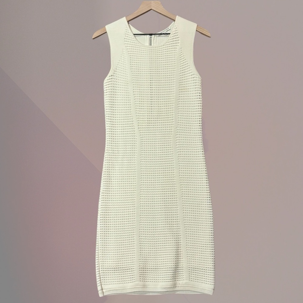 Rebecca Minkoff Cream White Bodycon Cocktail Dress